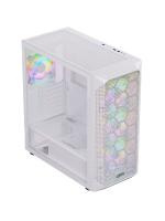 Компьютерный корпус ABR Quantum White  (1*USB Type-C, 2*USB 2.0, HD Audio, 4xRGB Fan, ATX, E-ATX)